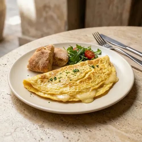 Omelette au fromage