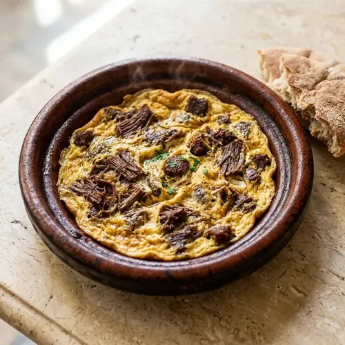 Omelette au khlii