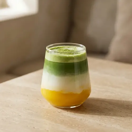 Mango Matcha Latte